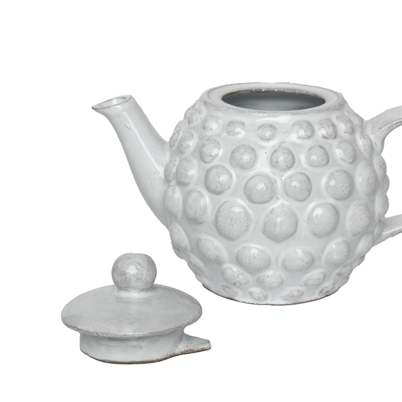 Astier de Villatte, luxe theepot wit, luxe servies