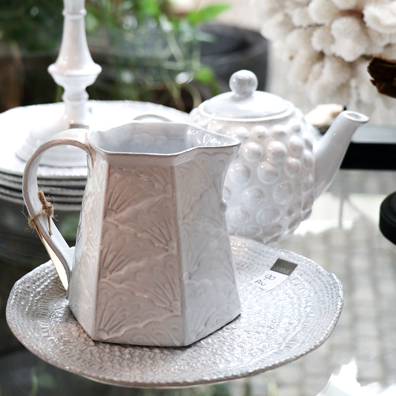 Astier de Villatte, luxe theepot wit, luxe servies