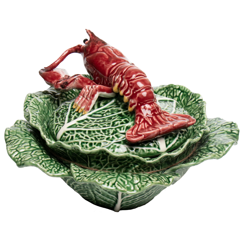 Bordallo - Tureen 2L - Cabbage with lobsters 