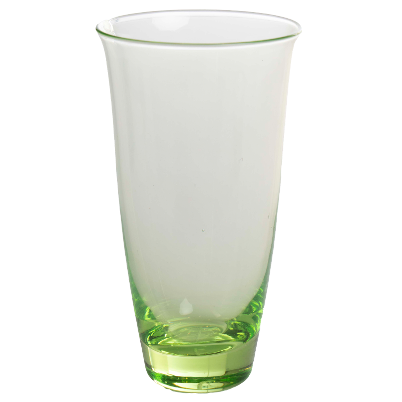 Set van 4 glazen - groen - klein