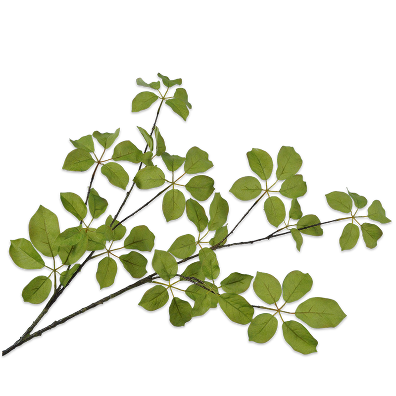 Silk-ka Flowers - Zijden bladtak - Groen Silk-ka Flowers - Zijden bladtak - Groen