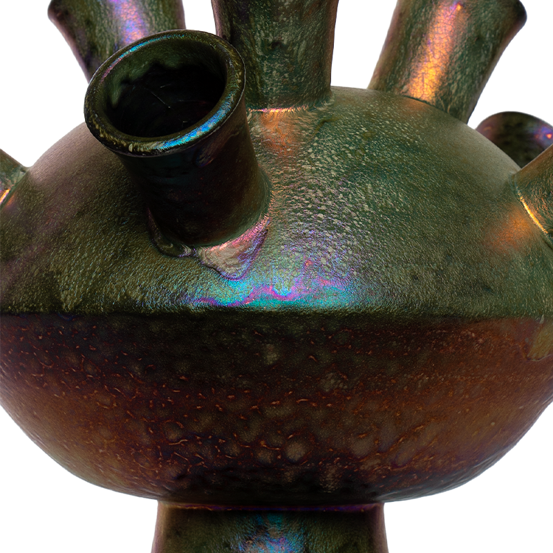 Mobach, tulpenvaas brons, design vaas groot