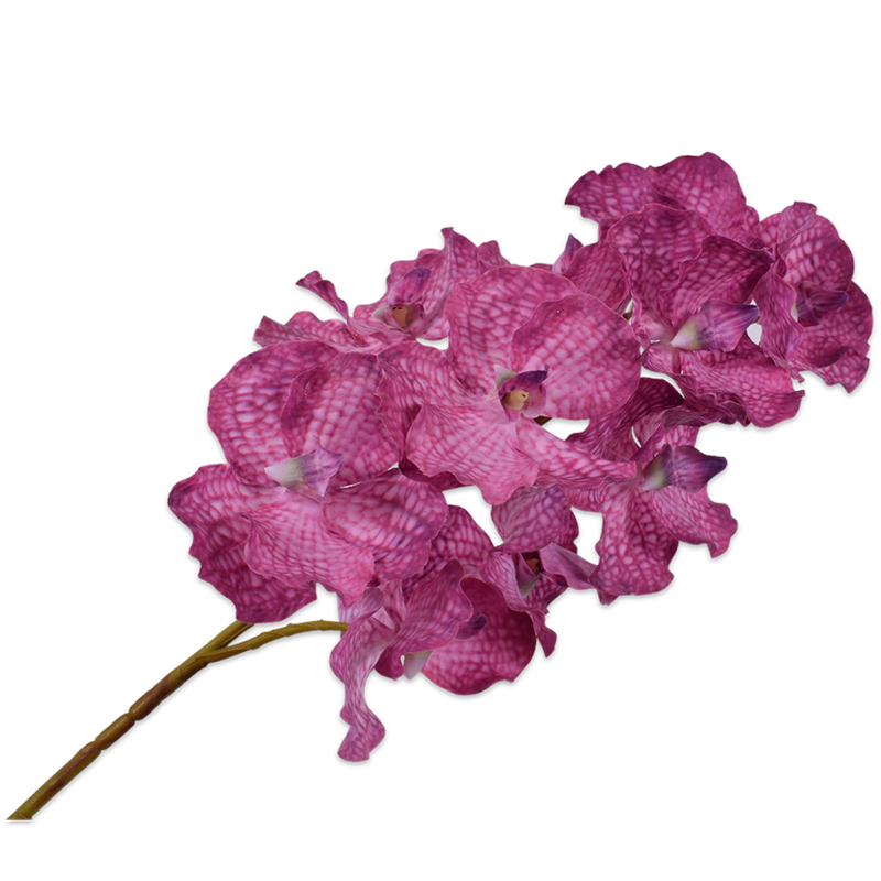 Silk-ka Flowers - Zijden bloem - Orchidee steel - Roze