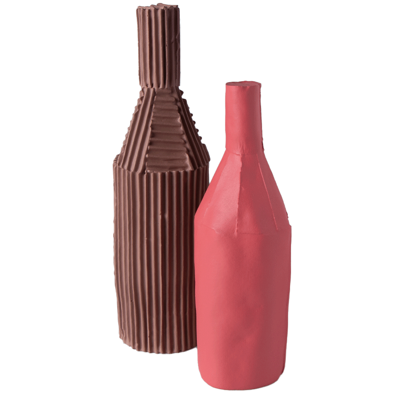 Paola Paronetto - Bottle - Cartoccio H30