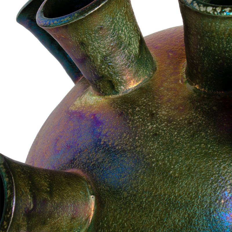 Mobach, tulpenvaas brons, design vaas groot
