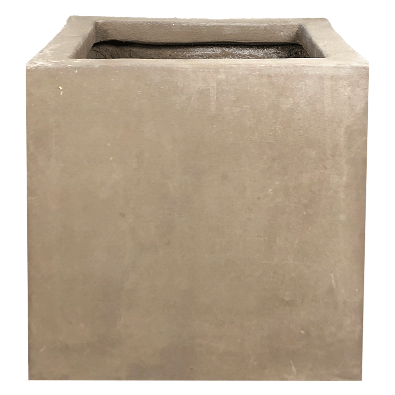 Terracotta d'Arte - Pot Cassetta Quadra A56.02 - Grigio