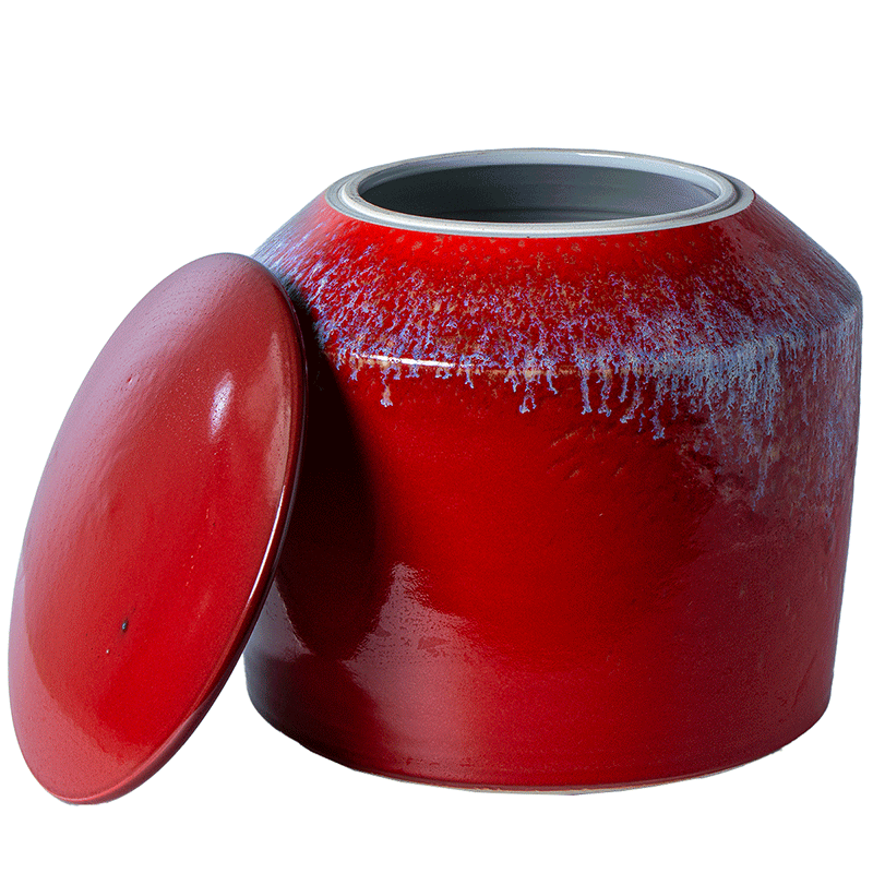 Pot Keramiek - Oranje Rood