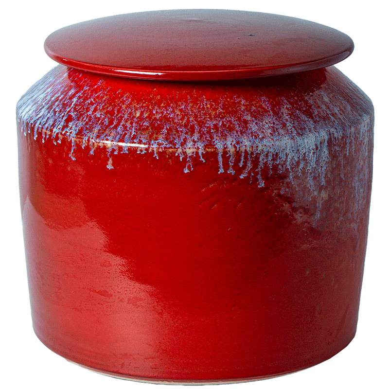 Pot Keramiek - Oranje Rood