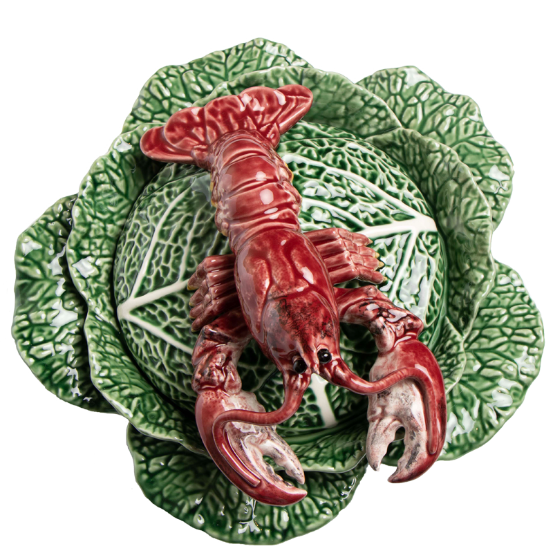 Bordallo - Tureen 2L - Cabbage with lobsters 