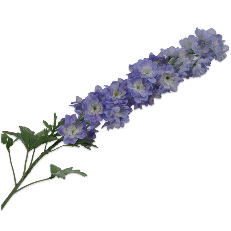 Silk-ka Flowers - Zijden bloem - Delphinium tak - Blauw
