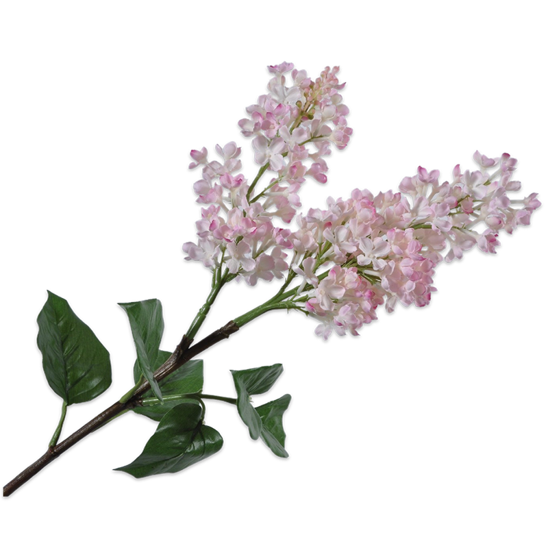 Silk-ka Flowers - Zijden bloem - Sering tak - Roze