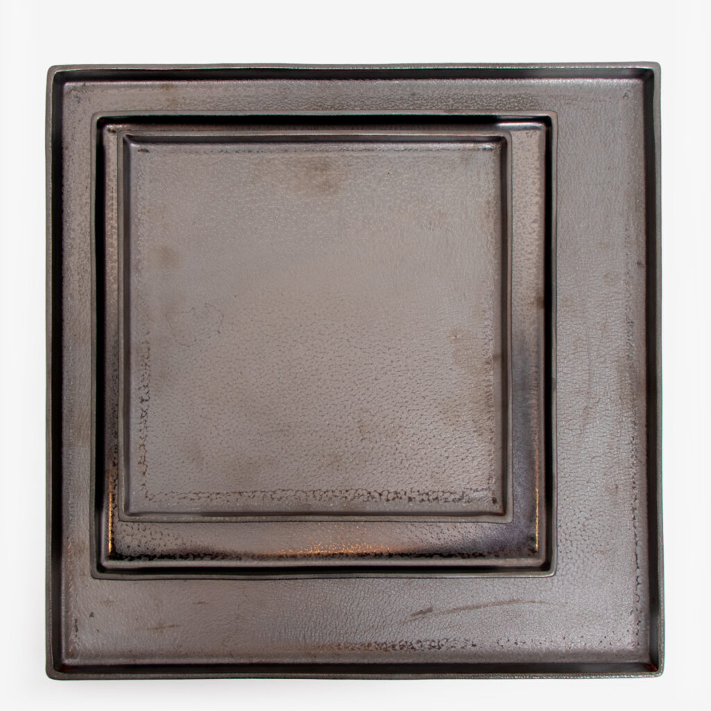 plateau km 8+ tin grijs, 40