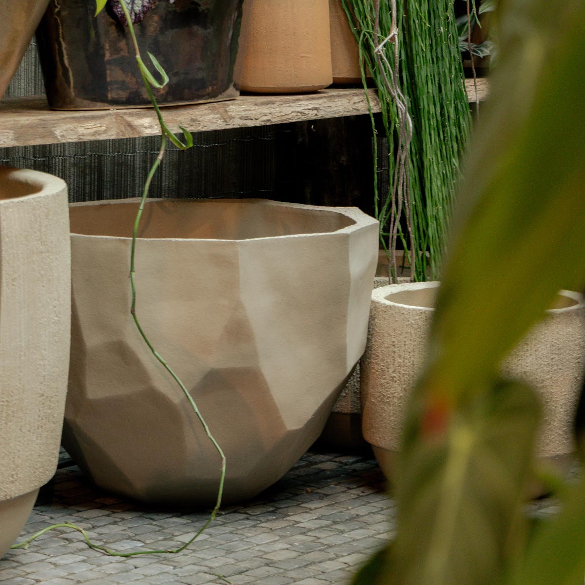 pot bilbao tpb100 natural white