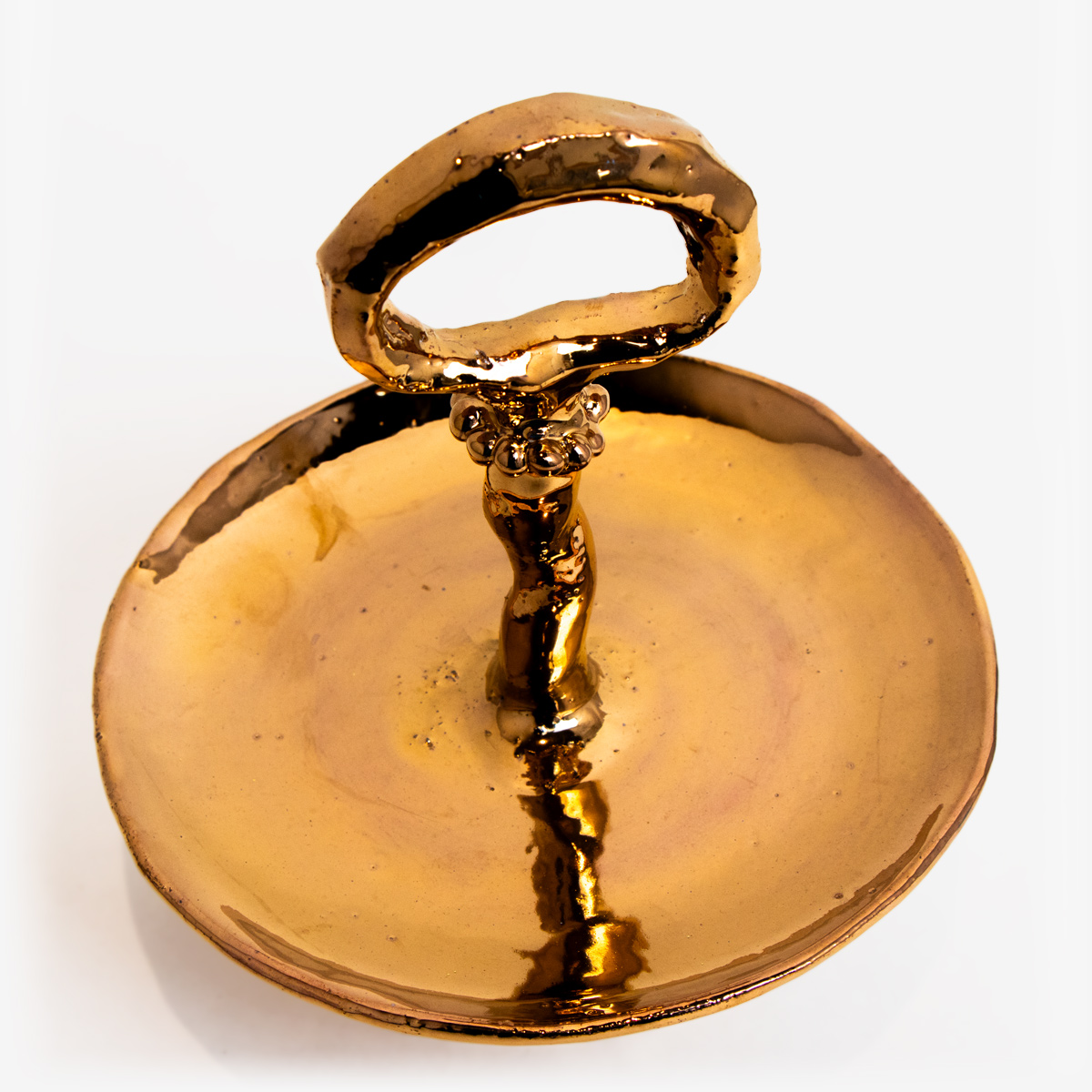 etagère franziska shiny gold