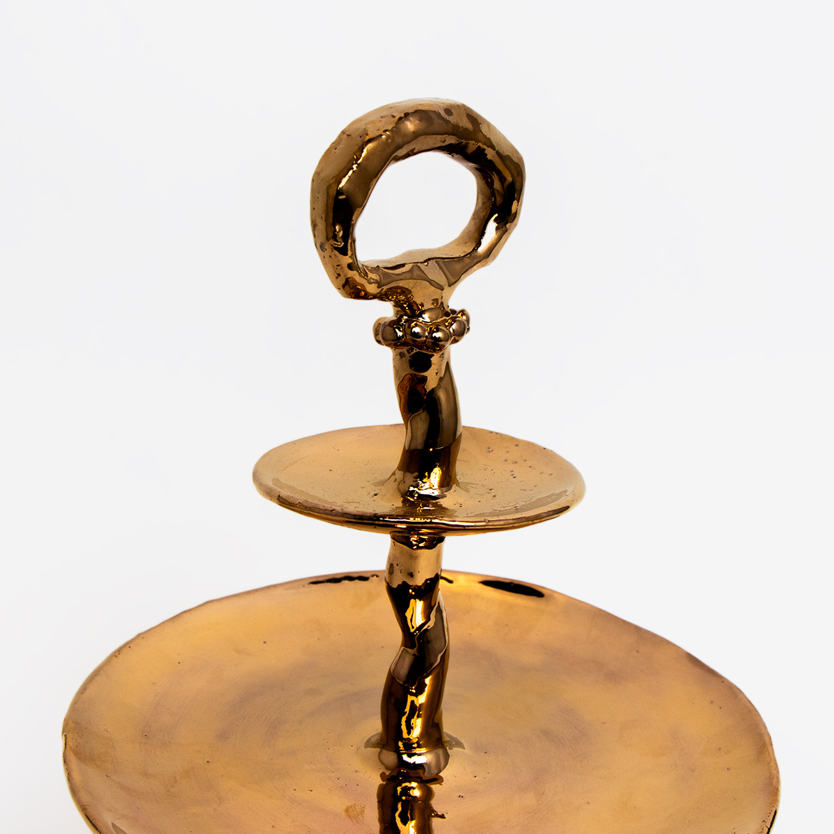 etagère franziska shiny gold