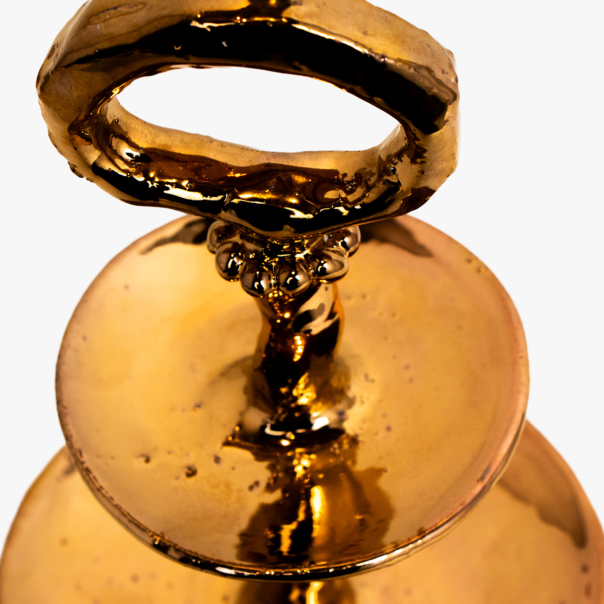 etagère franziska shiny gold