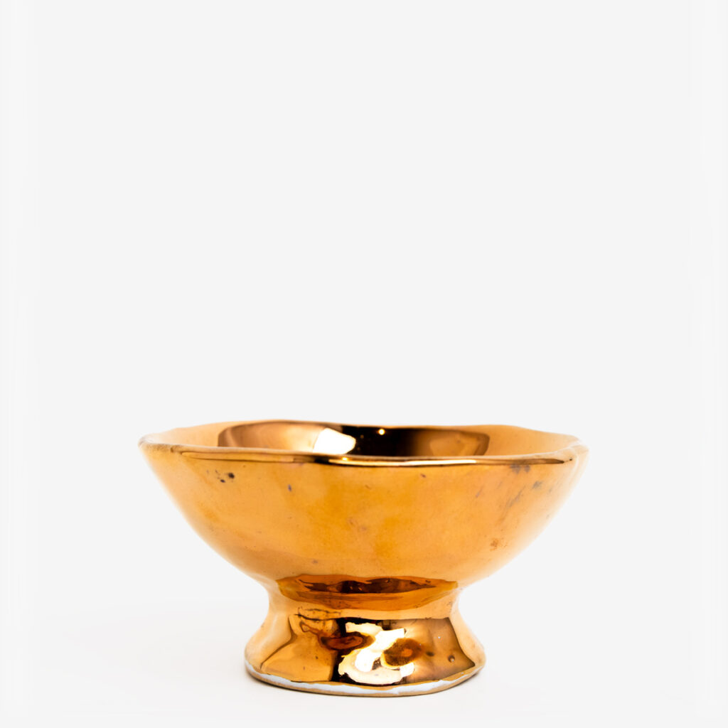 schaal op voet s alice shiny gold