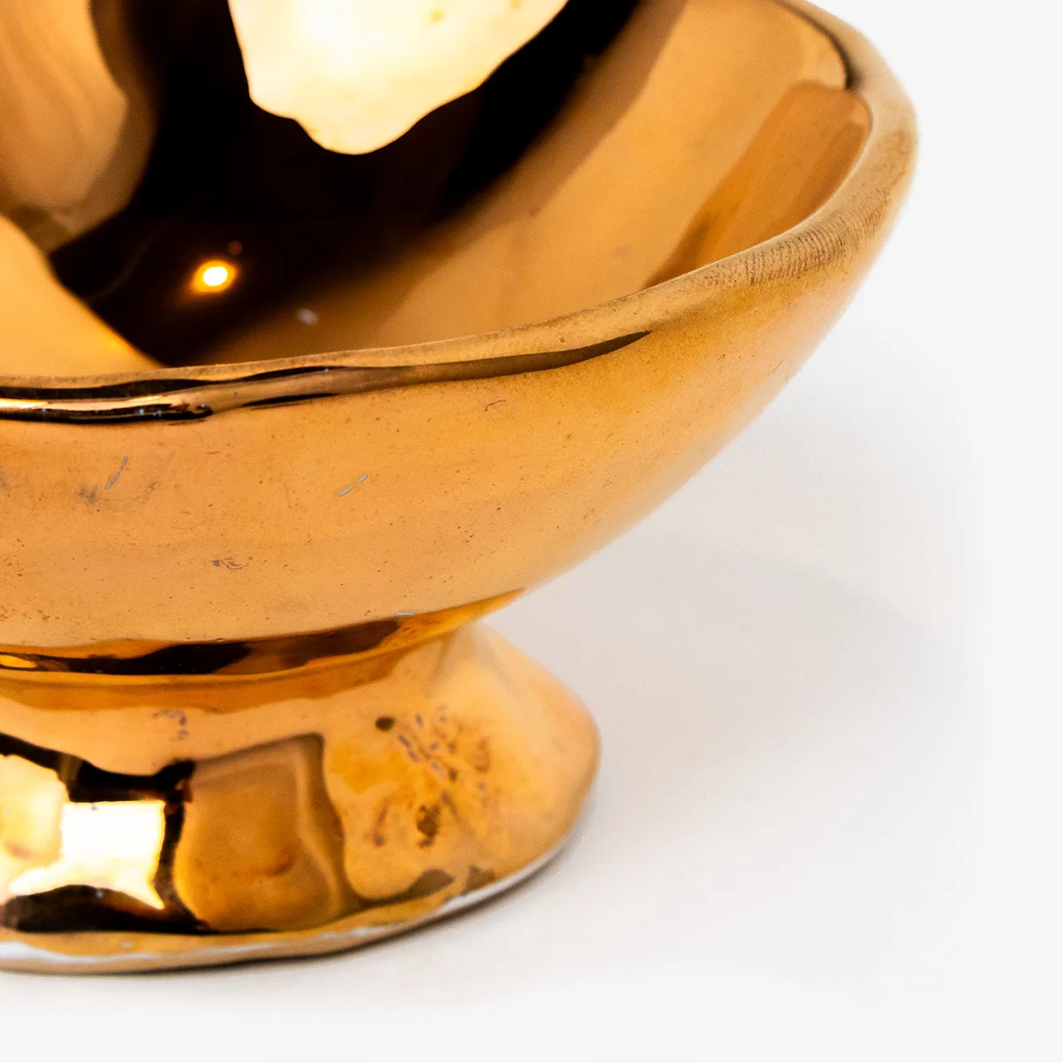 schaal op voet s alice shiny gold