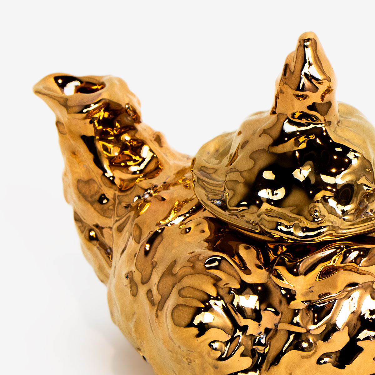 theepot marie antoinette shiny gold