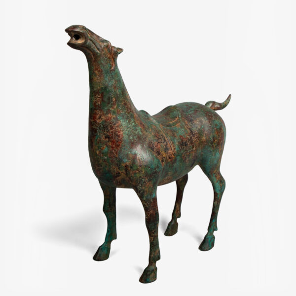 bronzen paard
