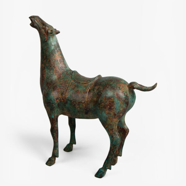 bronzen paard