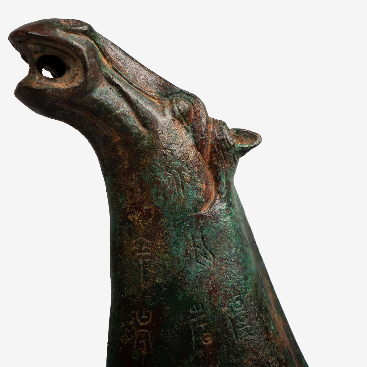 bronzen paard