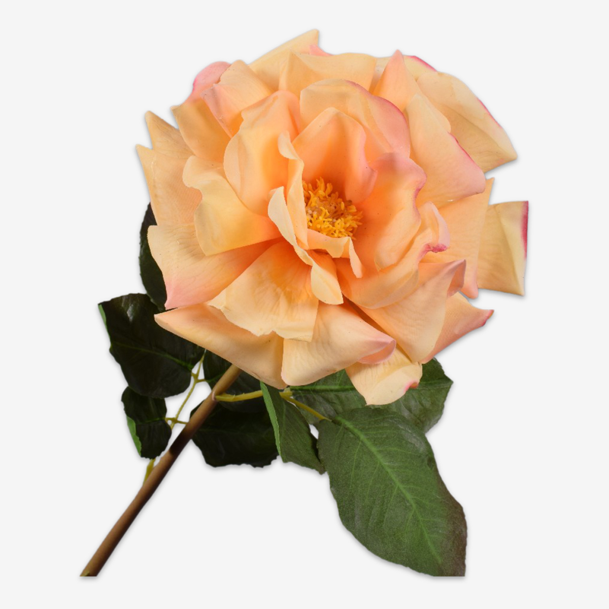 zijden bloem roos zalm