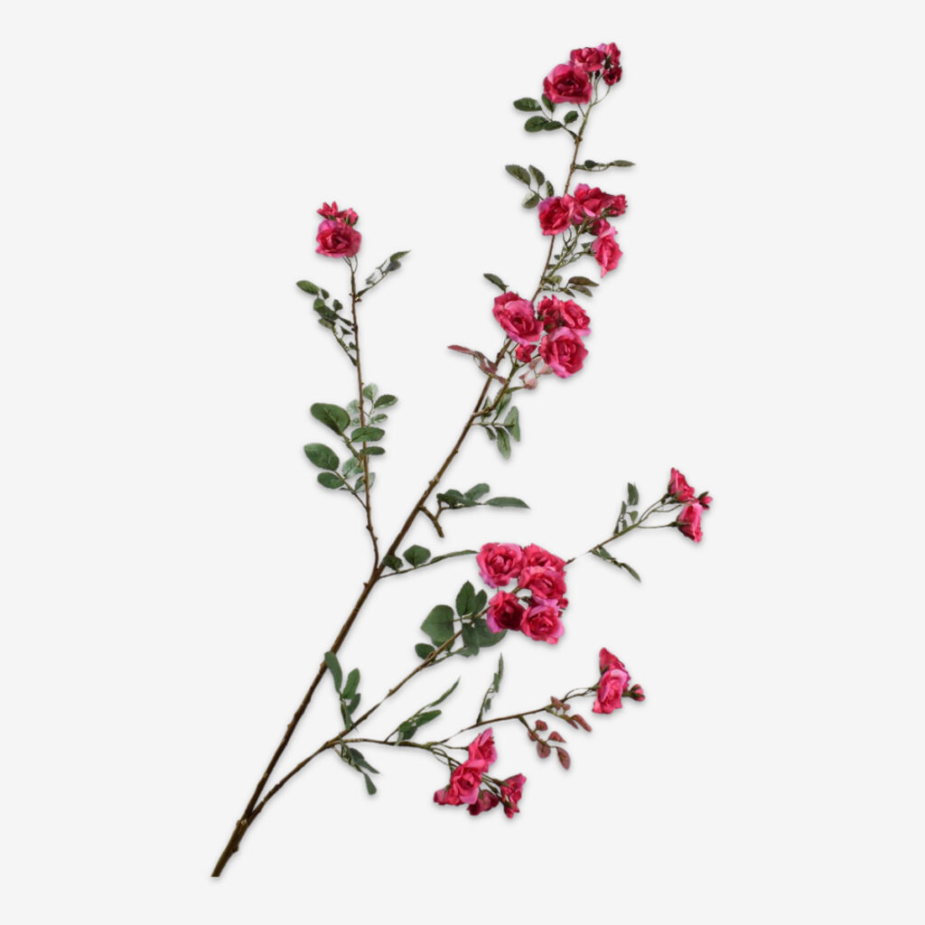 zijden bloem roos perzik