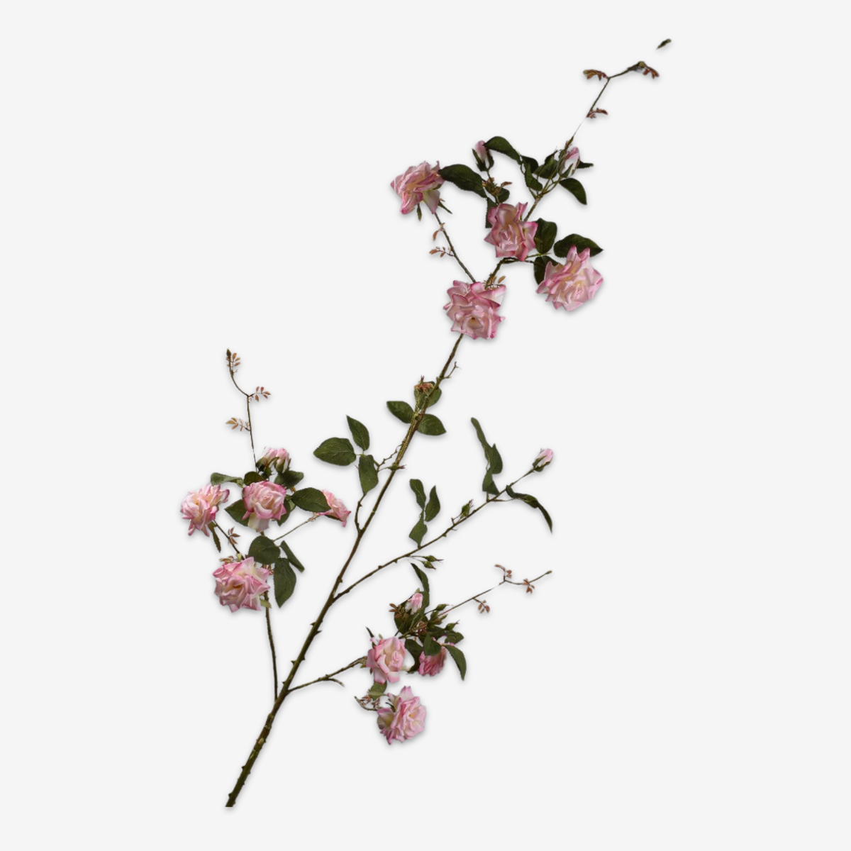 zijden bloem roos perzik