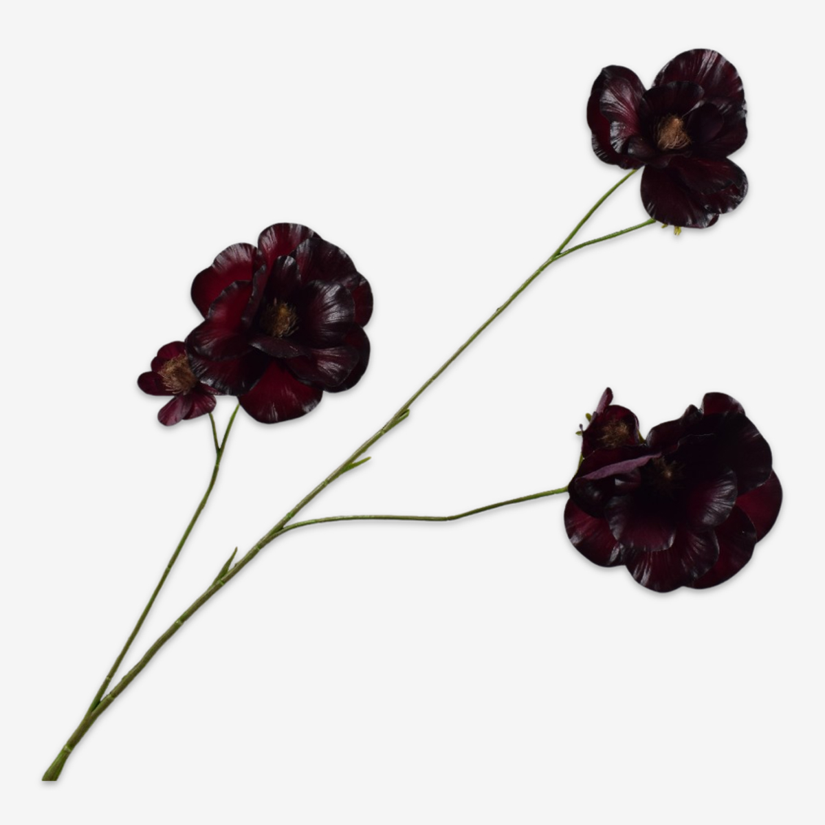 zijden bloem lisianthus bordeaux