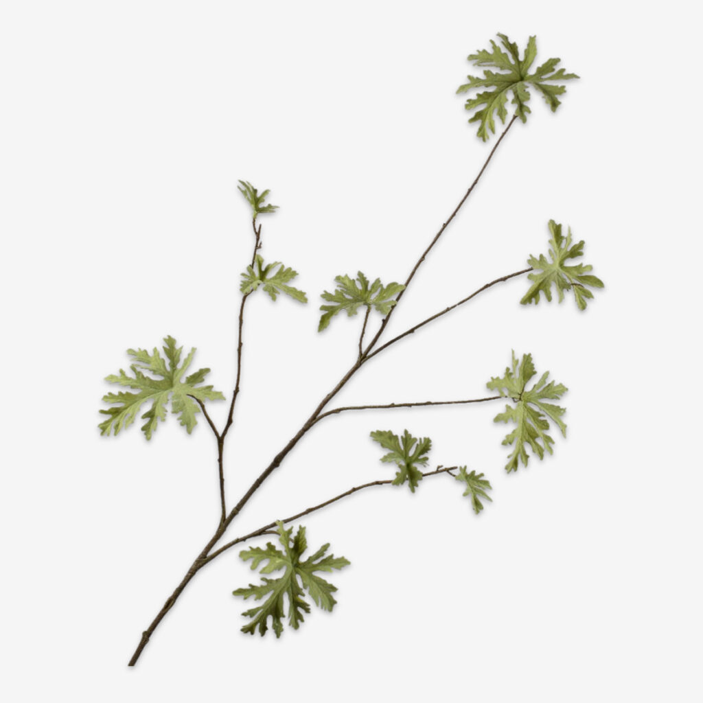 sk zijden bloem geranium groen 160151