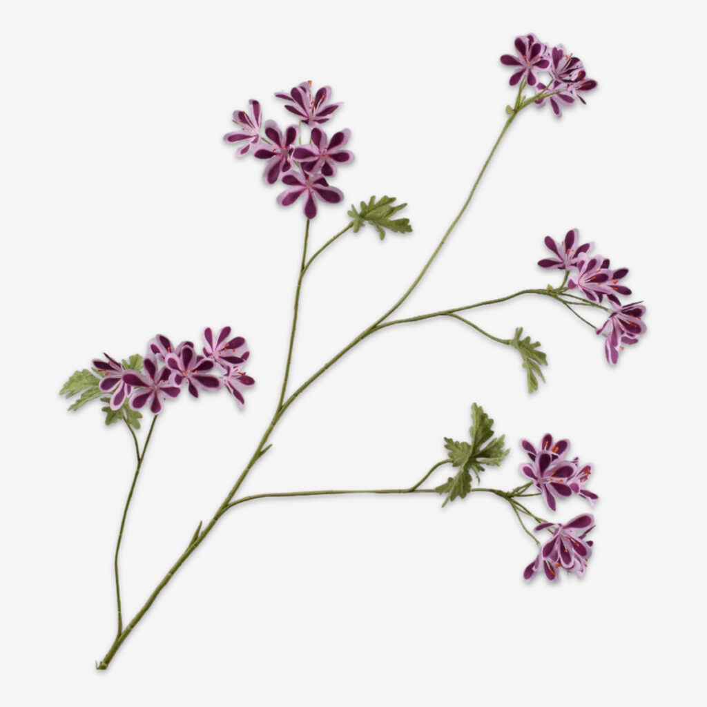 sk zijden bloem geranium paars 160644