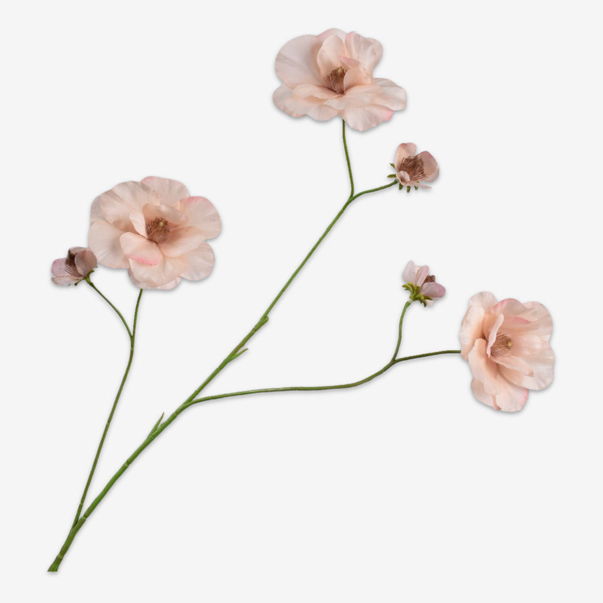 zijden bloem lisianthus perzik