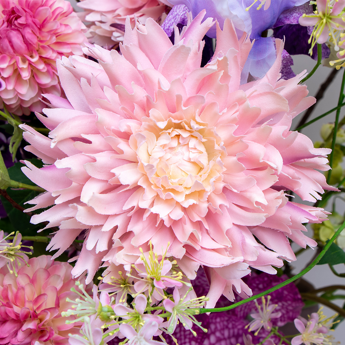 sk zijden boeket paars:roze 3