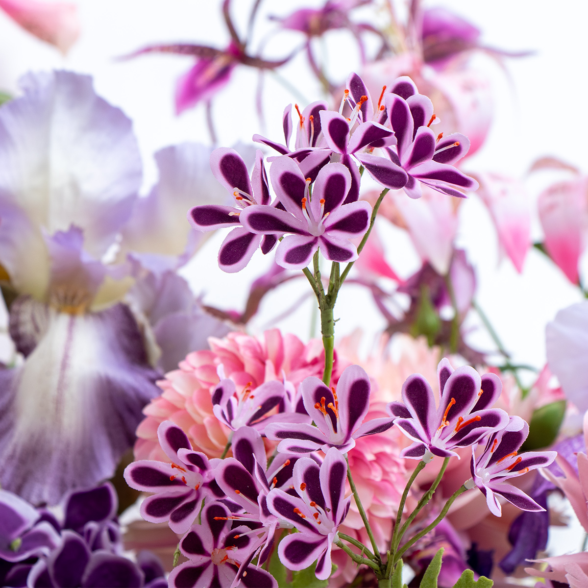sk zijden boeket paars:roze 4