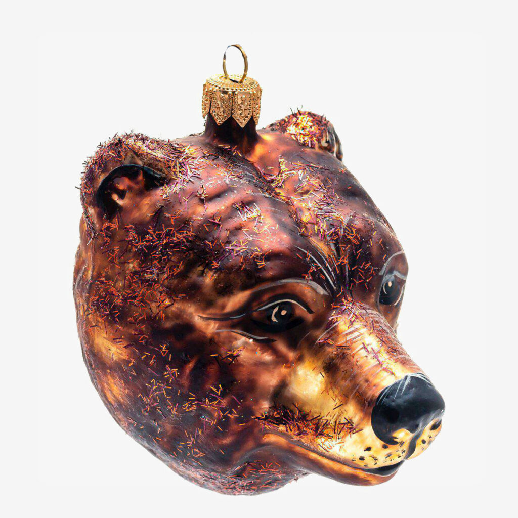 14955 brown bear head 4223