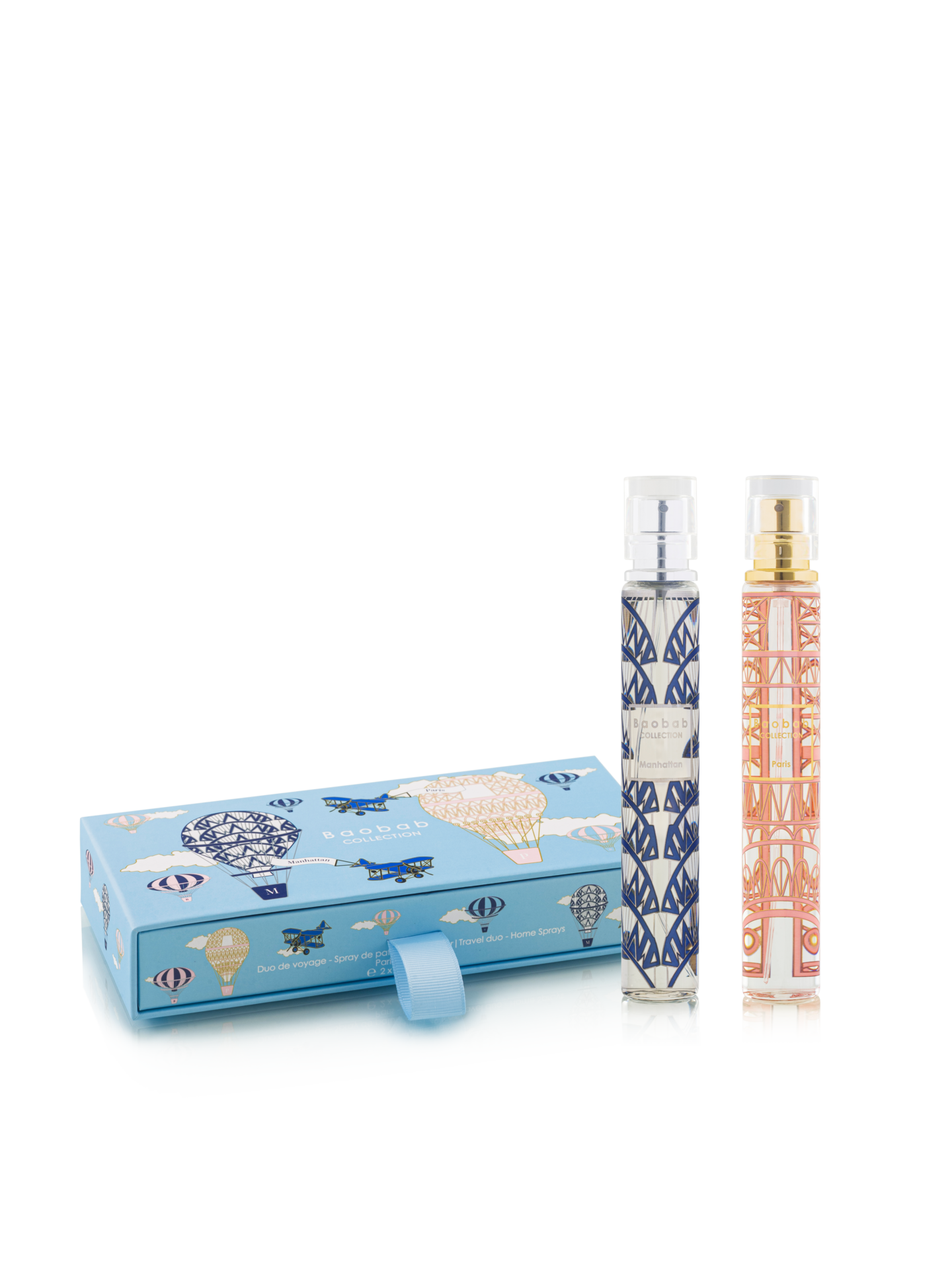 coffret cad 2 spray blue+box