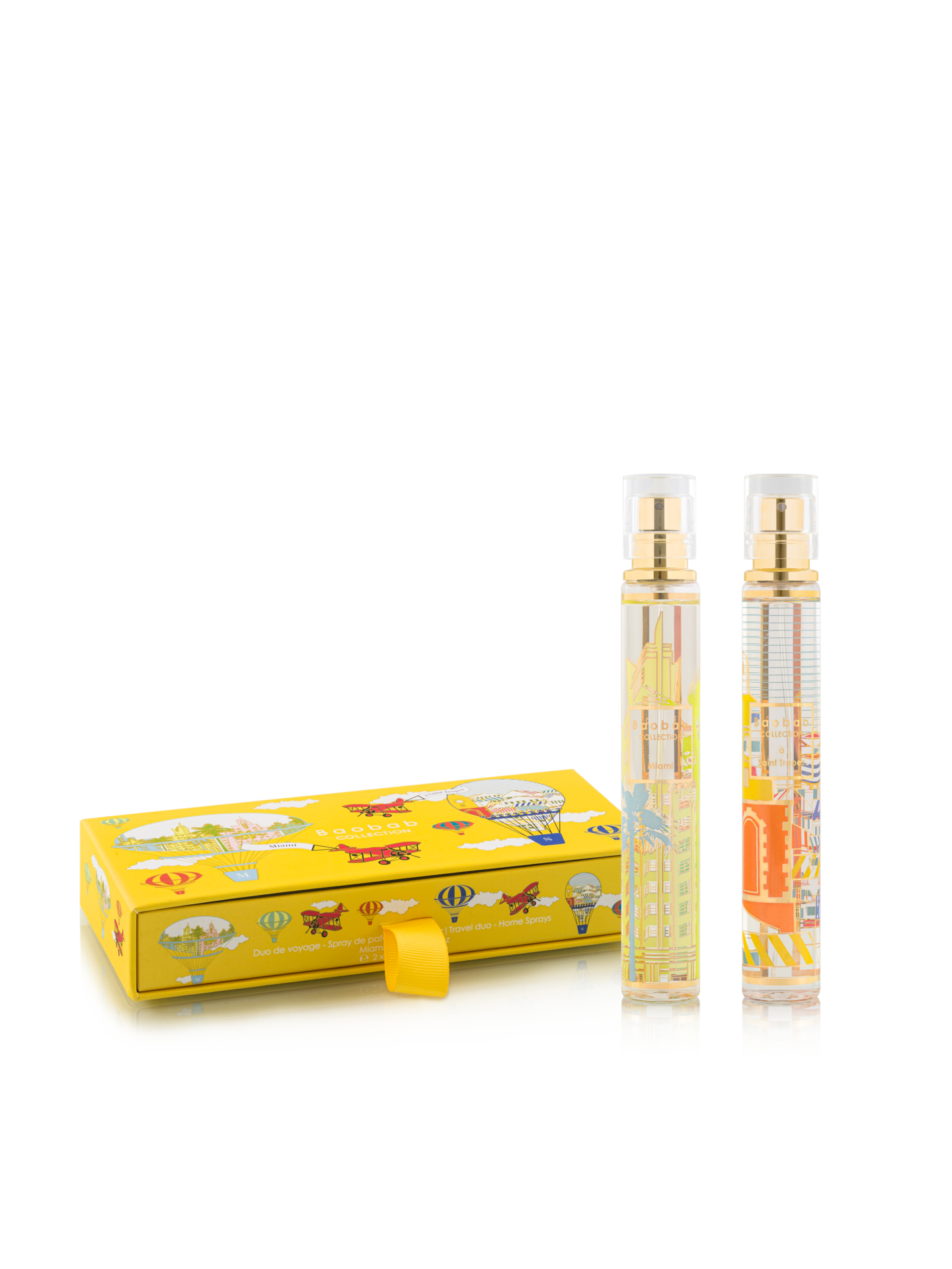 coffret cad 2 spray yellow+box