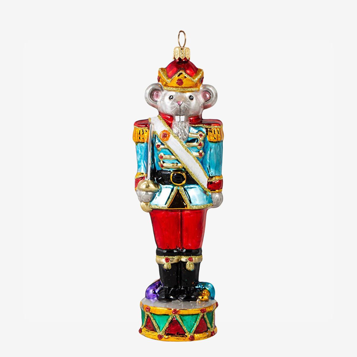 kerstornament mouse nutcracker 14956