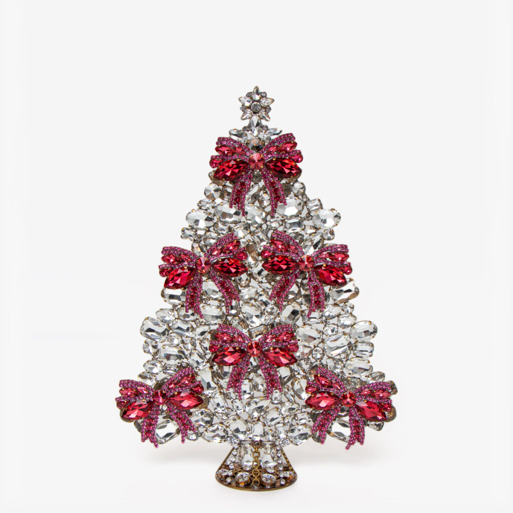 ribbon christmas tree pink 61738 1