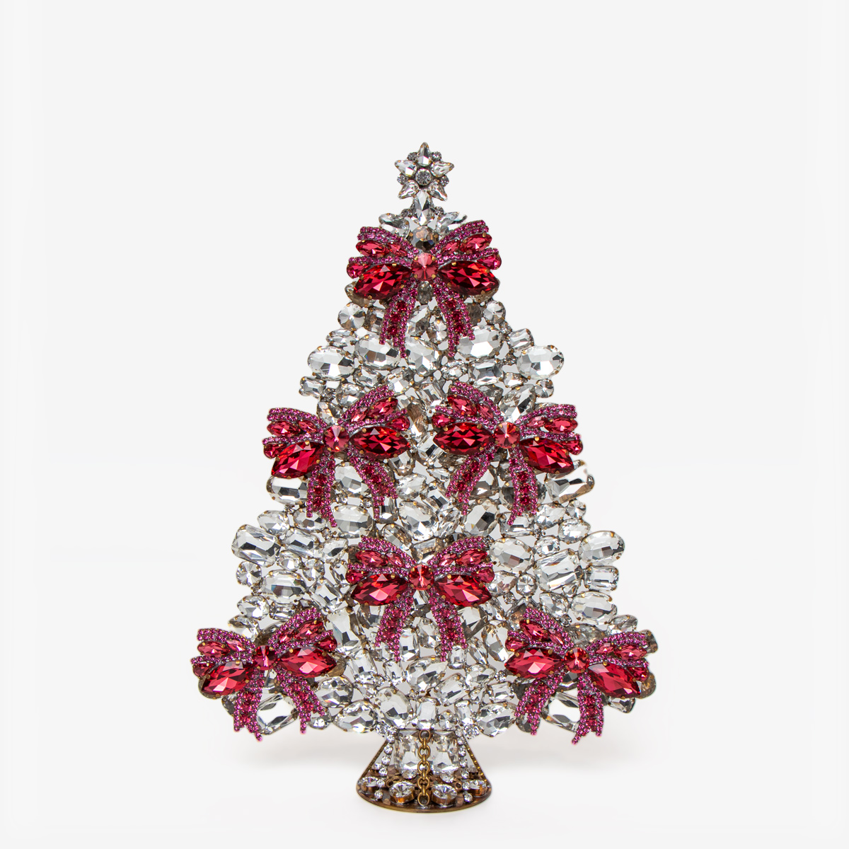 ribbon christmas tree pink 61738 1