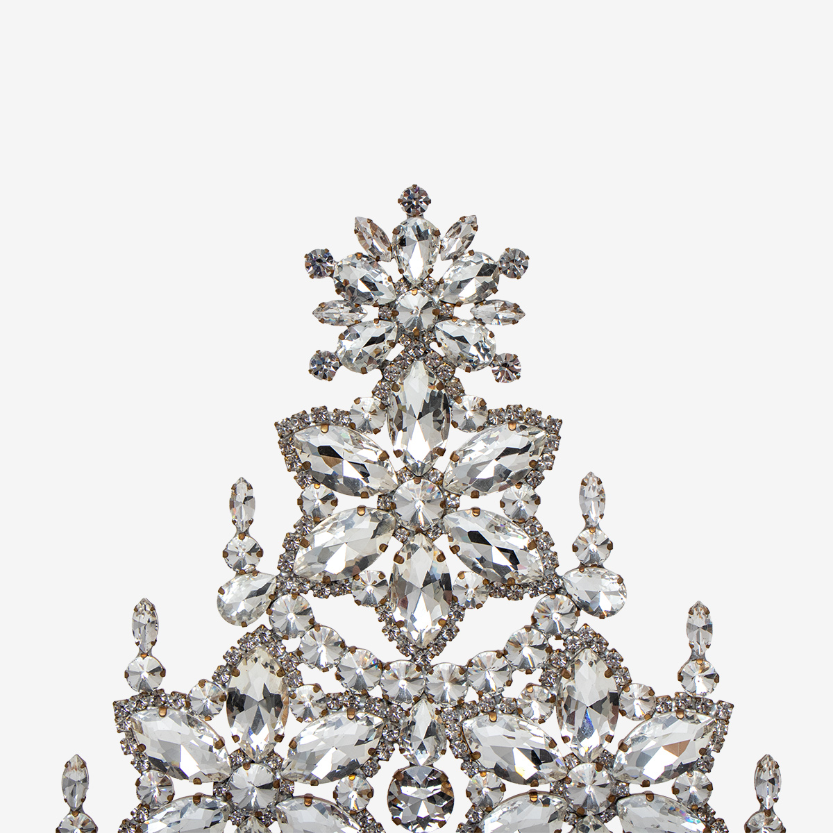 snowflake christmas tree chrystal clear 61721 2