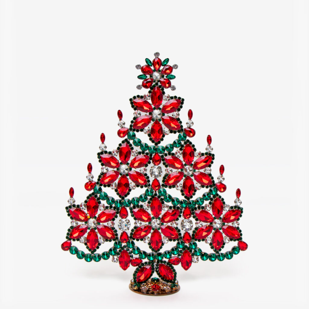 snowflake christmas tree green 61714 1