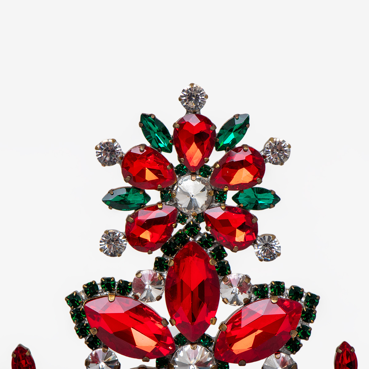 snowflake christmas tree green 61714 2