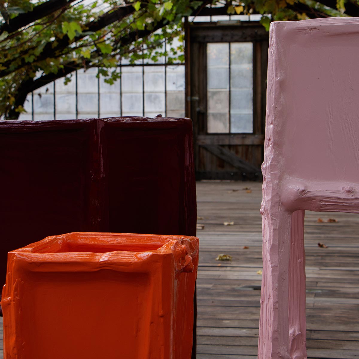splitted planter small oranje