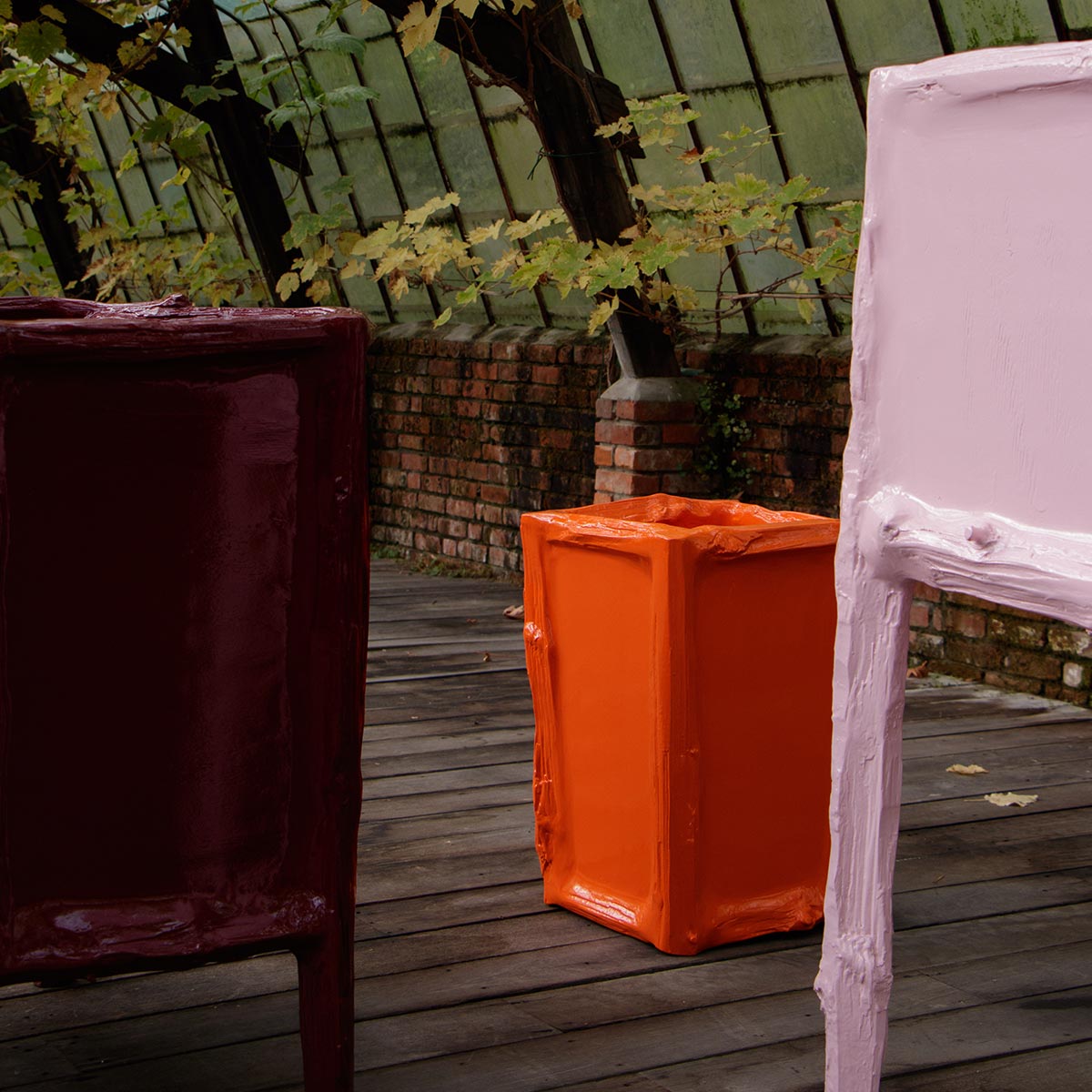 splitted planter small oranje