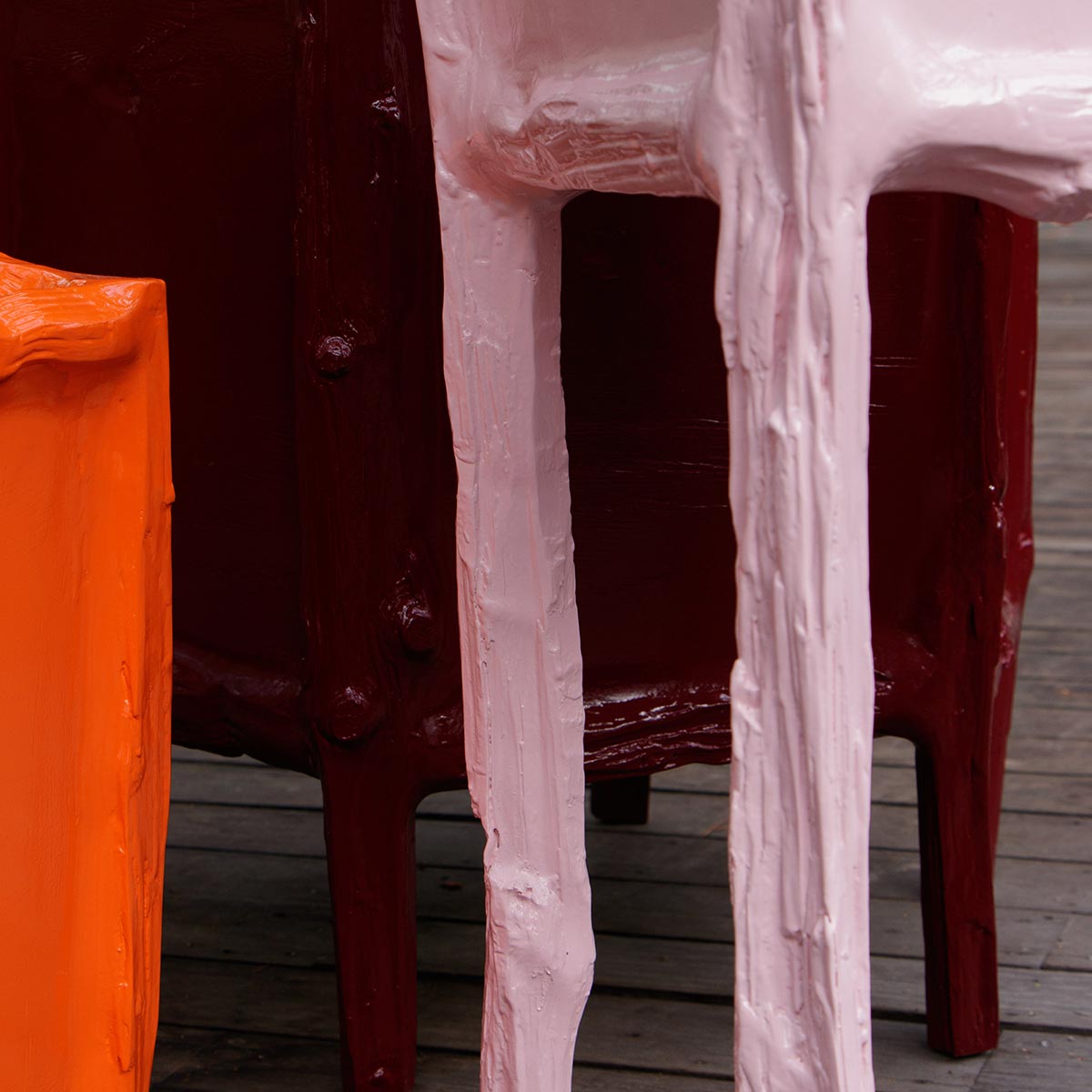 splitted planter small oranje